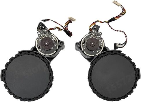 Left and Right Wheels Black Compatible with Roborock Q10 VF/ Q10 VF+/Q10 PF / Q10 PF+/ Q10 S5/Q10 S5+/Q10 X5 /Q10 X5+ Vacuum Cleaner Wheel(Left) in Kuwait