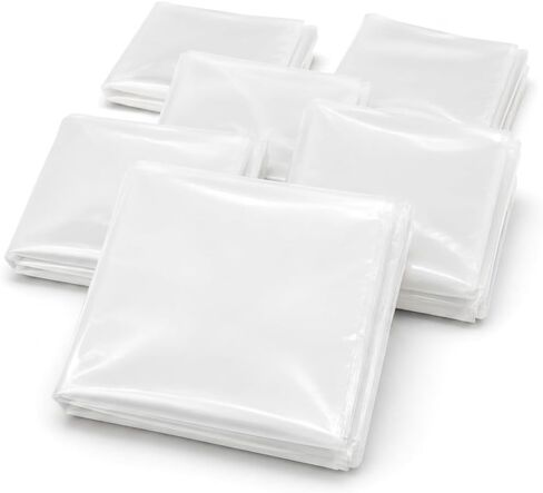 Dust Collector Bags 709563 for JET DC-1100VX / DC-1200VX Dust Collectors | for 6 Mil Thick,19.5" Diameter x 43" Length Heavy Duty Clear Dust Collector Bags, for Woodworking Shop (6-Pack) in Kuwait
