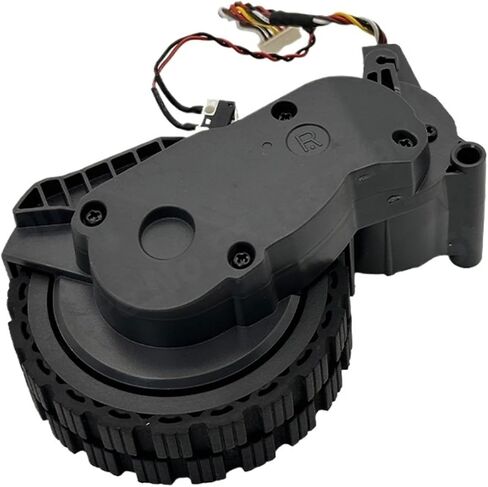 Left and Right Wheels Black Compatible with Roborock Q10 VF/ Q10 VF+/Q10 PF / Q10 PF+/ Q10 S5/Q10 S5+/Q10 X5 /Q10 X5+ Vacuum Cleaner Wheel(Left) in Kuwait