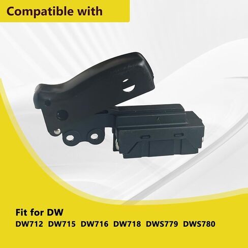 Miter Saw Trigger Power Switch Fit for DW712 DW715 DW716 DW718 DWS779 DWS780 Replacement Part, Replace No: N548978 606056-00 in Kuwait