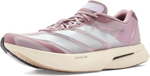 Adidas, Womens, Adizero Boston 13 Running Shoes, Magic Mauve/Silver Metallic/Ice Lavender, 10, C - Medium in Kuwait