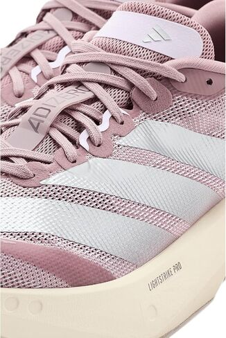 Adidas, Womens, Adizero Boston 13 Running Shoes, Magic Mauve/Silver Metallic/Ice Lavender, 10, C - Medium in Kuwait