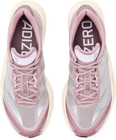 Adidas, Womens, Adizero Boston 13 Running Shoes, Magic Mauve/Silver Metallic/Ice Lavender, 10, C - Medium in Kuwait