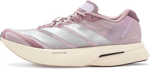 Adidas, Womens, Adizero Boston 13 Running Shoes, Magic Mauve/Silver Metallic/Ice Lavender, 10, C - Medium in Kuwait