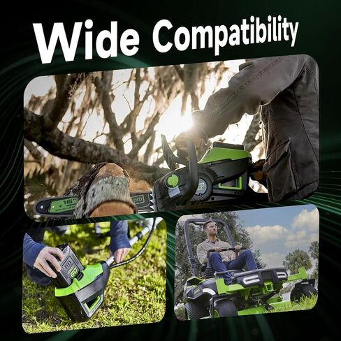 RYIBME 60V 6.0Ah Lithium Ion Battery for Greenworks 60V Power Tools, Compatible with Greenworks 60V Battery LB60A00 LB60A02 LB60A03, Fits 75+ Outdoor Cordless Tools in Kuwait