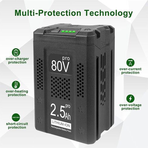 DTK 2.5Ah Battery Replacement for Kobalt 80V KB3080-06 Cordless Tool KB680-06 KB280-06 in Kuwait