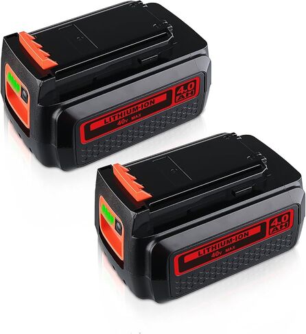 Masione 2P 4.0Ah 40V Lithium-Ion Battery Replacement for Black and Decker 40V Battery Compatible with Black and Decker Battery 40V LBXR36 LBX2040 LBX2540 and 40V Power Tools in Kuwait