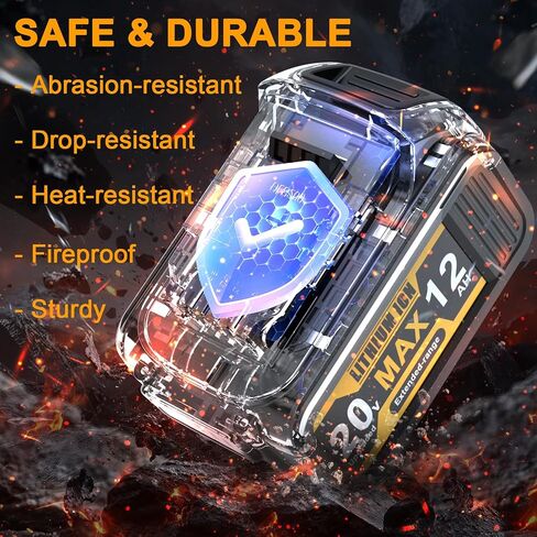 12Ah Replacement High Capacity Lithium for Dewalt 20V Max Battery in Kuwait