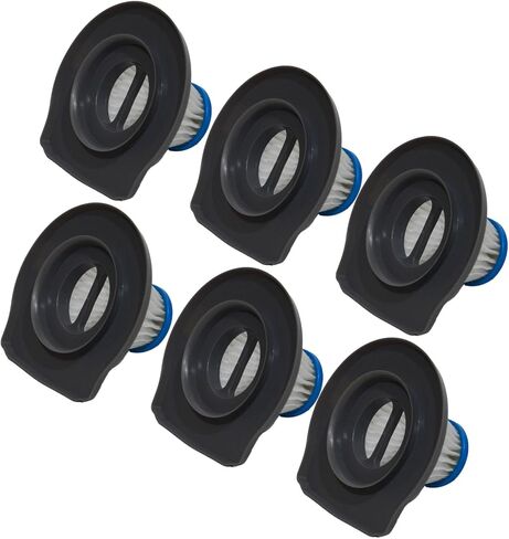 PUREBURG HLVCF10 Replacement Filter Compatible with BLACK & DECKER Advanced Clean & Reviva Vacuum, HLVC + HLVC315J10 HLVC315B10 HLVC315B01 HLVC320J01 HLVC320B01 REVHV8J40, 6-Pack in Kuwait