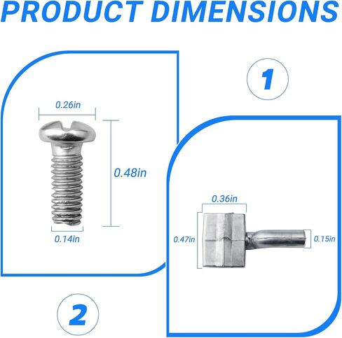 14819 Z-Bend Cable Wire Stop Universal Stopper – 8 Pack | Universal Cable Stopper, “Z"-Shaped Elbow Design, Cable Wire Stop in Kuwait
