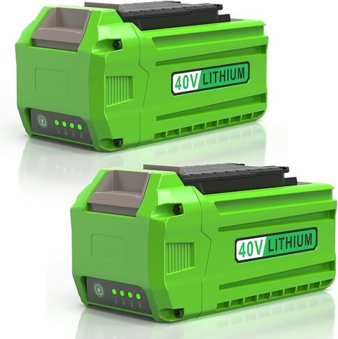 PENGJBATTER 40 Volt 7500mAh High-Capacity Battery Compatible for Greenworks 40V Battery 29472 29462 2901319 and Greenworks 40V G-MAX Power Tools 2000219, CS40L412, CS40B210, FAN40B00, 22332 in Kuwait
