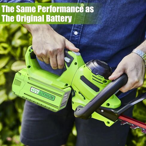 PENGJBATTER 40 Volt 7500mAh High-Capacity Battery Compatible for Greenworks 40V Battery 29472 29462 2901319 and Greenworks 40V G-MAX Power Tools 2000219, CS40L412, CS40B210, FAN40B00, 22332 in Saudi Arabia