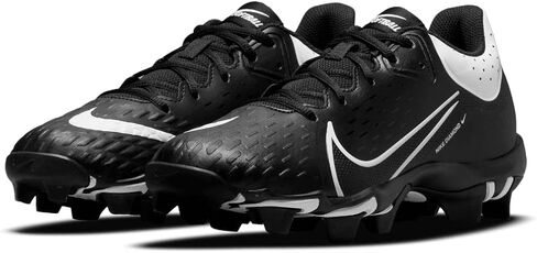 Nike Hyperdiamond 4 Keystone Molded Softball Cleats Black | Black | White SZ 10 in Kuwait