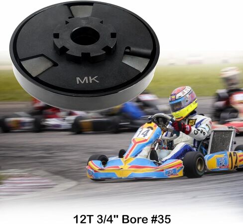 قابض MOTOBULL للطرد المركزي 5/8 بوصة تتحمل 11 سنًا لسلسلة #35، قابض Go Kart متوافق مع Go Kart/دراجة صغيرة تصل إلى 6.5 حصان قابض (5/8 بوصة تتحمل 11 سنًا) in Kuwait