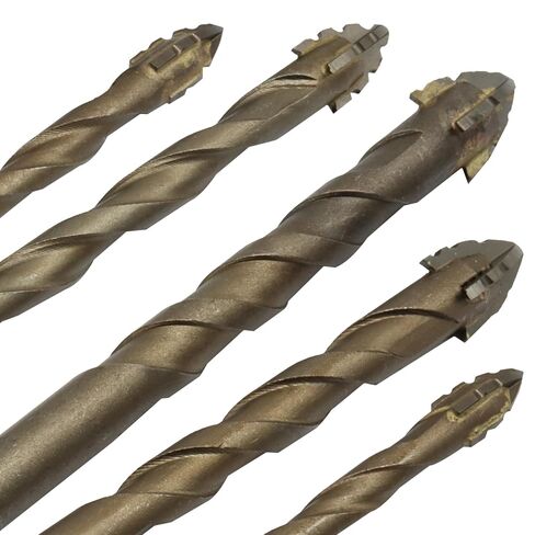 6 Pcs Eccentric Drill Bit Set, 4/5/6/8/10/12mm | High-Strength, Four-Flute Sawtooth, For Stone, Glass, Concrete, Wood, Brick, Metal, DIY Enthusiasts in Kuwait