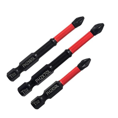 Magnetic Phillips Screwdriver Drill Bit Set 3PCS, Anti-Slip PH2 Screwdriver Extension Bit Set, 1-2.6-Inch Phillips Head Drill Bits, Magnetic Screwdriver Set, 1/4" Hex Shank in Kuwait