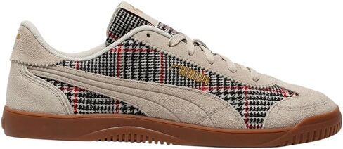 PUMA Mens Club 5V5 Lux Plaid Lace Up Sneakers Shoes Casual in Kuwait