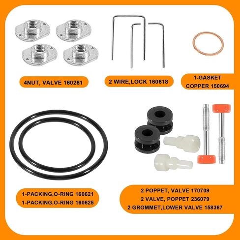 206728 Air Motor Repair Replacement kit Suitable for Graco Fireball and for Monark Air Motors in Kuwait