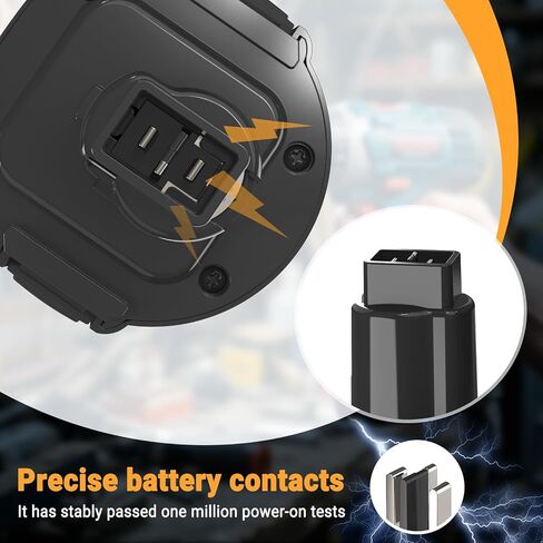 Shentec 9.6V 4000Ah Battery Compatible with Black & Decker PS120 | A9251 PS310 PS3350 CD9600 PS3300 Power Tool Battery Packs in Kuwait