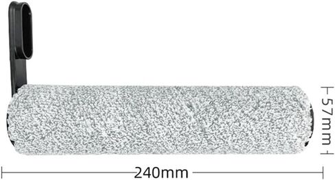 Replacement Brush Rollers for Tineco for ifloor S3/F3/S5 for combo 2.0 Slim Wet Dry Vacuum, 2-Pack Microfiber Soft Roller Gray(2.0Brush Roller) in Kuwait
