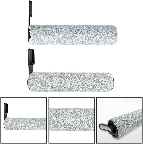 Replacement Brush Rollers for Tineco for ifloor S3/F3/S5 for combo 2.0 Slim Wet Dry Vacuum, 2-Pack Microfiber Soft Roller Gray(2.0Brush Roller) in Kuwait