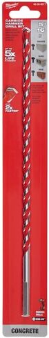 Milwaukee Shockwave Carbide Hammer Drill Bit 5/16inchx10inchx12inch in Kuwait