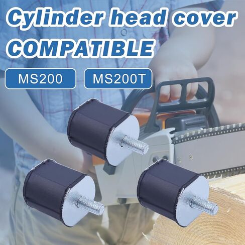 AV Annular Buffer Kit 3Pcs For Stihl 020T MS200 MS200T Chainsaw 1116 790 9600 Mount Screw. in Kuwait