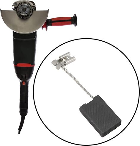 2 Pairs Self-Stop Carbon Brushes 5.8x15.9x24.0mm, 120V, Replaces OEM 316046780, Compatible with Metabo W24-180/W24-230 Angle Grinder in Kuwait