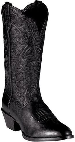 ARIAT 15770/10001037 Deertan Heritage Western R-Toe Womens Cowboy Boots, Black, 6B in Kuwait