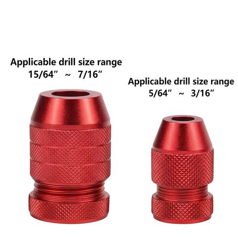 Drill Bit Depth Stop Set 5PCS–2 Adjustable Aluminum Stop Collars (Small & Large) + 2 Fixed Steel Drill Stop Rings + Hex Wrench, Dual-Mode Depth Control for Woodworking, Furniture, Metal & DIY in Kuwait