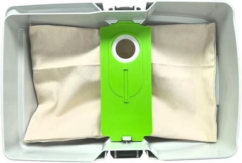 Reusable 15-Liter Dust Bag for Festool CT, CTC, Midi, Mini, CT15 HEPA Dust Extractors – Washable Polyester Replacement Bag – Eco-Friendly, High-Capacity, Up to 500 Use in Kuwait