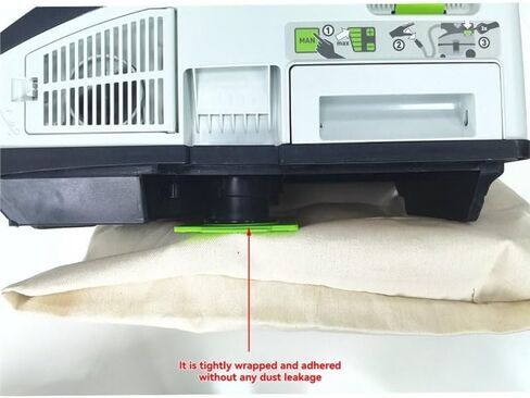 Reusable 15-Liter Dust Bag for Festool CT, CTC, Midi, Mini, CT15 HEPA Dust Extractors – Washable Polyester Replacement Bag – Eco-Friendly, High-Capacity, Up to 500 Use in Kuwait