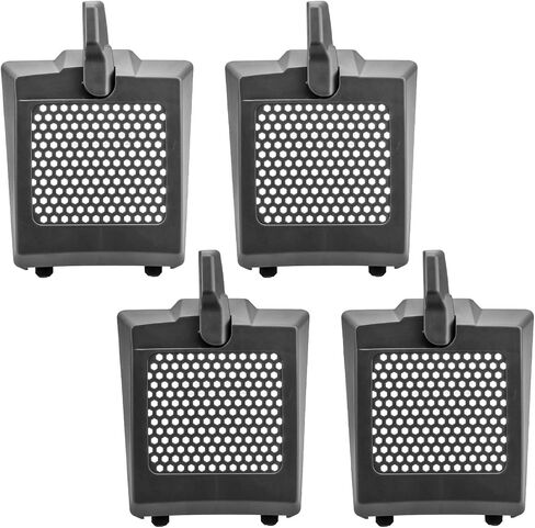 4 Pack 833954 841708 Vacuum Cleaner Hepa Filter Cover, Exhaust Filter Cover Door for ProTeam Backpack Vacuum 107303 107310, for Super Coach Pro 6, Super Coach Pro 10 in Kuwait