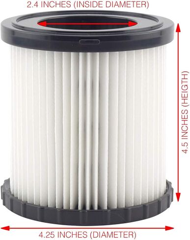 Cartridge HEPA Filter Replacement Part DCV5801H Compatible with DeWalt DCV580 & DCV581H Wet Dry Vacuums in Kuwait