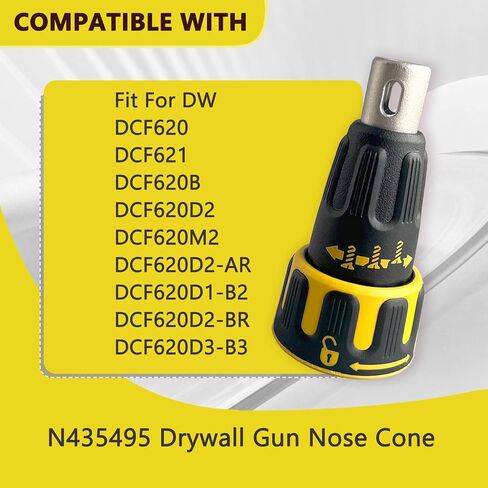 N435495 Nose Cone Assembly Fit For DW DCF620 DCF621 DCF620B DCF620M2 DCF620D2 Brushless Drywall Screwgun in Kuwait