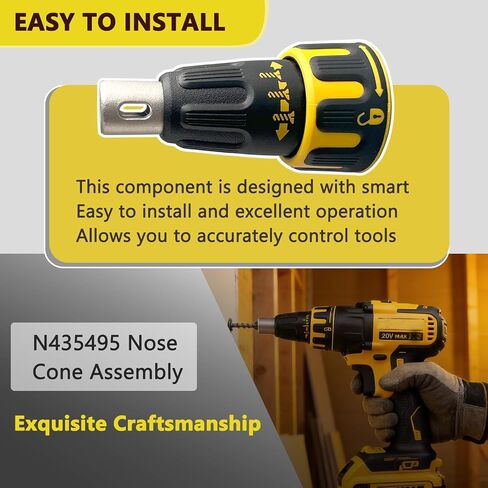 N435495 Nose Cone Assembly Fit For DW DCF620 DCF621 DCF620B DCF620M2 DCF620D2 Brushless Drywall Screwgun in Kuwait