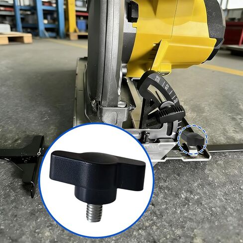 4Pcs Rip Fence Locking Knob & Edge Guide Knob for Circular Saws | Compatible with 313678001, Compatible with P508, P507, P506, Rip Screw & Router Replacement, Circular Saw Edge Guide Parts in Kuwait