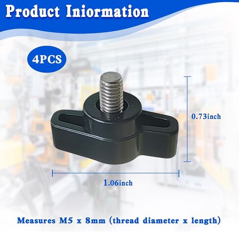 4Pcs Rip Fence Locking Knob & Edge Guide Knob for Circular Saws | Compatible with 313678001, Compatible with P508, P507, P506, Rip Screw & Router Replacement, Circular Saw Edge Guide Parts in Kuwait