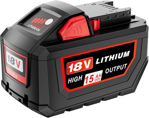 1Pack 15.0Ah M-18 Battery Replacement for Milwaukee 18V Battery High Output in Kuwait