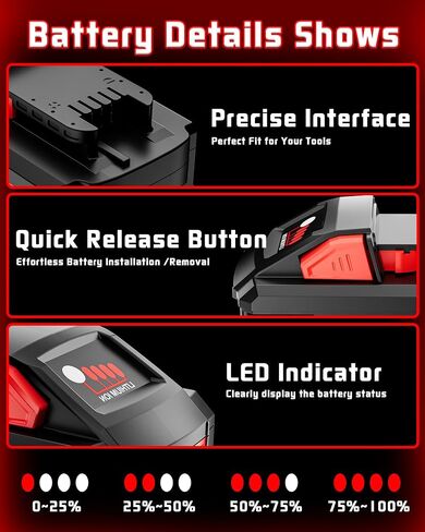 1Pack 15.0Ah M-18 Battery Replacement for Milwaukee 18V Battery High Output in Kuwait