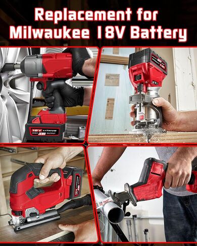 1Pack 15.0Ah M-18 Battery Replacement for Milwaukee 18V Battery High Output in Kuwait