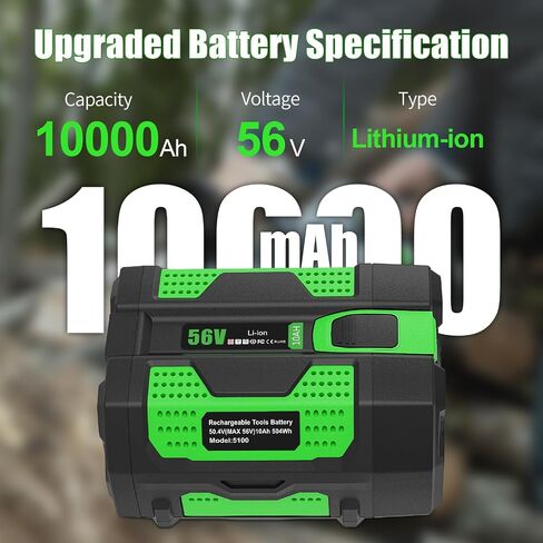 56V 10.0Ah Replacement for EGO 56V Battery Compatible with EGO 56V Battery BA2800 BA2800T BA4200 BA4200T BA1400 BA1400T BA5600T Cordless Power Tool in Kuwait