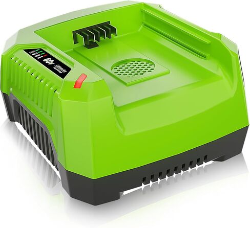 6A Rapid Charger Replacement for Greenworks Pro 60V Battery Charger Compatible with Greenworks Pro 60V Battery in Kuwait