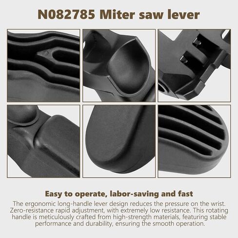 Miter Saw Lever Replacement for DeWalt N082785 – Compatible with DW718 DWS780 DWS782 DHS790AB DHS790T2 DWS779 DHS790 Fit Heavy-Duty Pivot Handle for DeWalt 12-Inch Dual-Bevel Miter Saws (1) in Kuwait