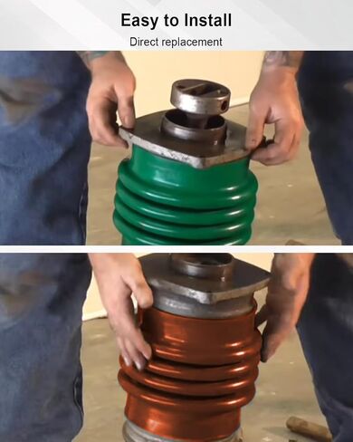PWSLKO Bellows Boot with 2 Clamps Fit for Multiquip Mikasa MT70 MT75 MT85 MTX70 MTX80 MTX90 MT65H MT74F MT75F MT84F MT84FA MT85H MT70H, Rubber Boot Replace 354010010, Clamp Replace 4451611 in Kuwait