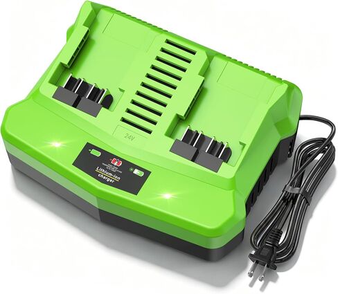 Replacement for Greenworks 24V Battery Charger, Dual Port 3.0A Rapid Charge for Greenworks 24V Battery in Kuwait