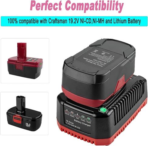 19.2V C3 Battery Charger Replacement for Craftsman & DieHard NiCd/Li-ion | Craftsman 19.2V battery charger for NiCd/Li-ion. Replaces model 140152004. Overcurrent & short protect. in Kuwait