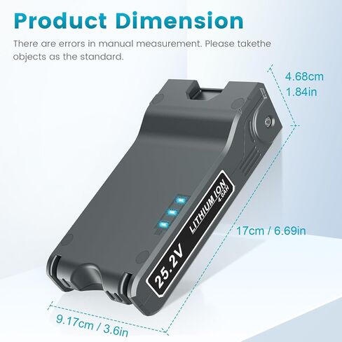 XBAT200 25.2V 4000mAh Battery Replacement for Shark 25.2V XBA-T200 Compatible with Shark ION Rocket IONFlex ION F80 IONFlex 2X IF200 IF250 IR70 IF130 IF260 Cordless Power Tool in Kuwait