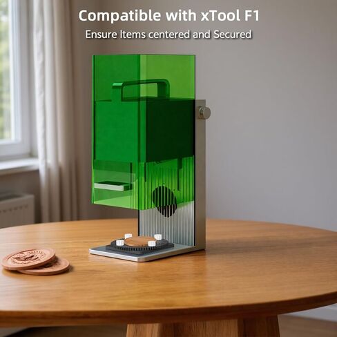 Adjustable Self-Centering Fixture Fit for xTool F1, Adjustable Range, Cover-Down Use, Keep Items Centered and Secured (0.4" - 3.15") in Kuwait