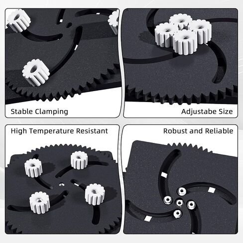 Adjustable Self-Centering Fixture Fit for xTool F1, Adjustable Range, Cover-Down Use, Keep Items Centered and Secured (0.4" - 3.15") in Kuwait